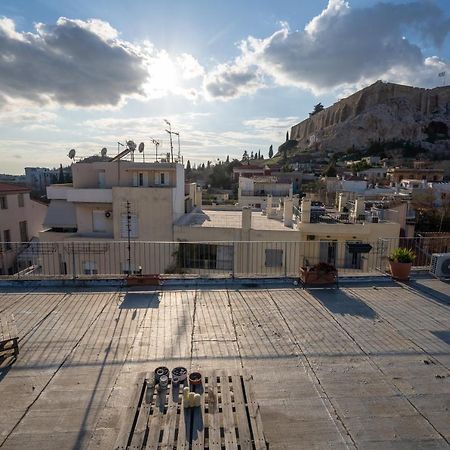 Plaka With Acropolis Rooftop View Access Atenas Exterior foto