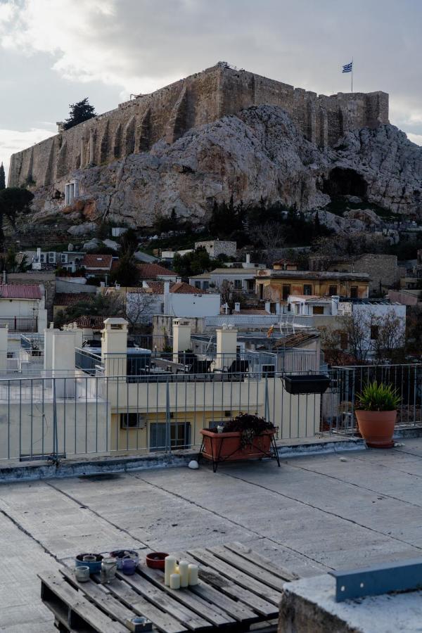 Plaka With Acropolis Rooftop View Access Atenas Exterior foto